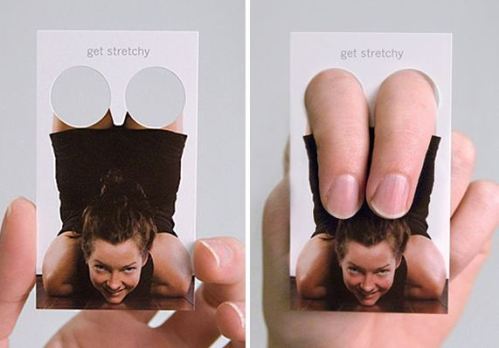 Yoga Stretching Business Card